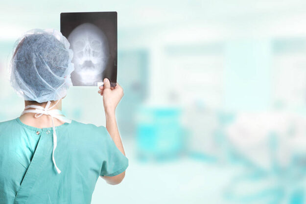 Radiologist Viewing Xray
