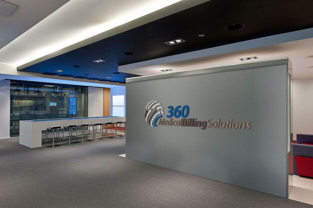 360 Medical Billing Solutions Logo Wall