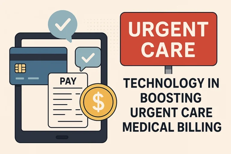 Patient satisfaction linked to technology payment methods in boosting urgent care medical billing.
