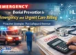 denial prevention in emergency and urgent care billing