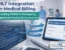 HL7 integration in medical billing showing secure data exchange in an emergency department workflow, featuring 360 Medical Billing Solutions branding.