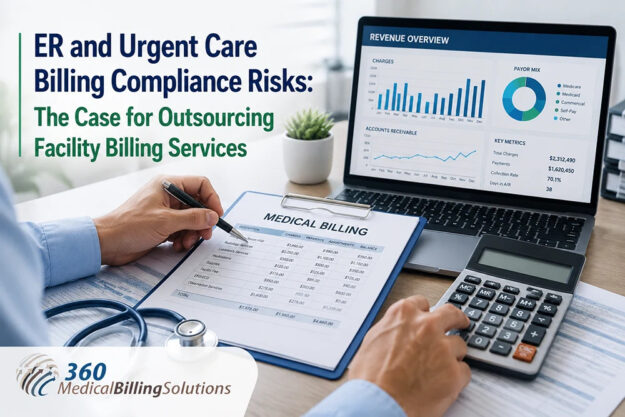 ER and urgent care billing compliance risks with revenue cycle reporting and outsourced facility billing services.
