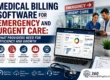 Medical billing software for emergency and urgent care showing billing dashboard, workflow automation, and improved efficiency for healthcare providers