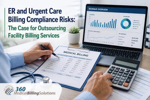ER and urgent care billing compliance risks with revenue cycle reporting and outsourced facility billing services.