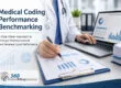 Medical coding performance benchmarking dashboard for emergency and urgent care billing.