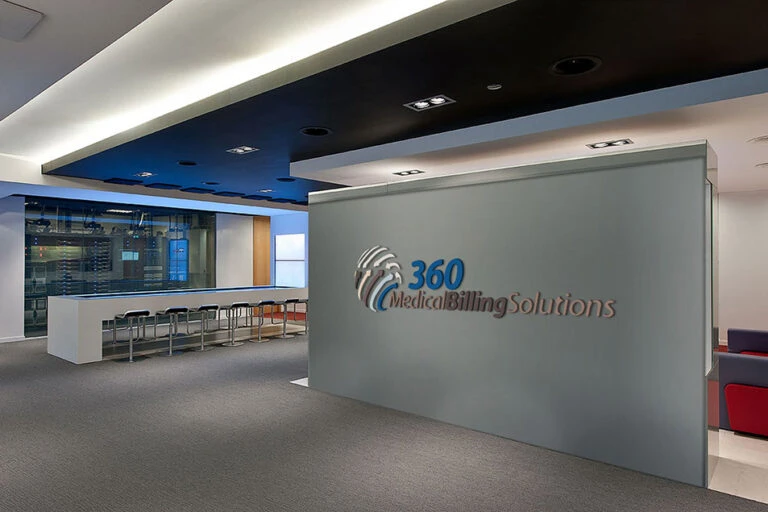 360 Medical Billing Solutions Logo Wall
